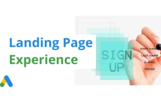 landing page and quality score