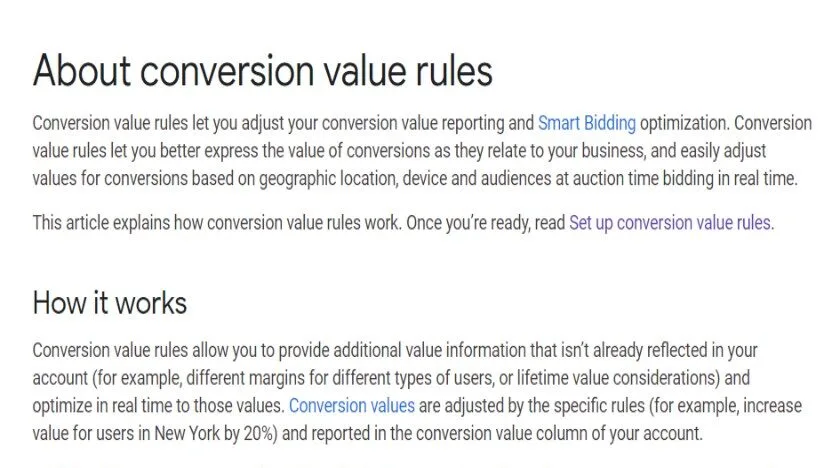 New Conversion Value Rules Gives Better Control Over Smart Bidding 2 conversion value rules 1 e1629626714733